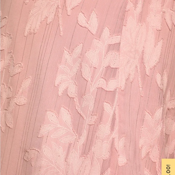 Lulus Loveliest Looks Blush Pink Floral Jacquard Tie-Strap Mini Dress - Picture 5 of 9